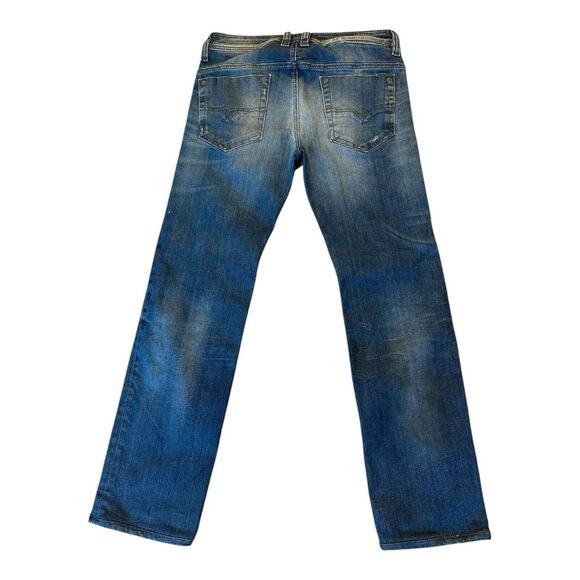 Diesel Men’s Safado Slim Straight Jeans Size 28 Grunge Y2K Classic Denim Retro - Picture 1 of 14